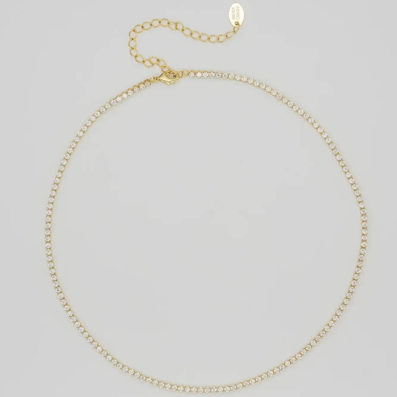 Adore You Gold Tennis Choker Brenda Grands