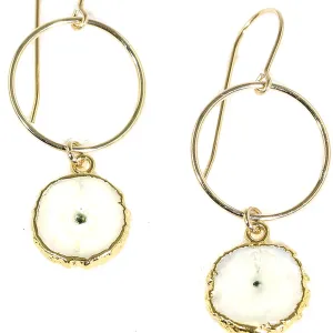 AMY JOY JEWELRY - CIRCLE MILAN SOLAR EARRINGS