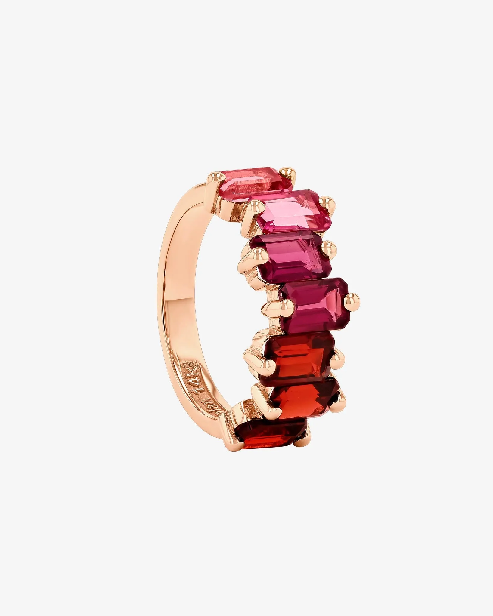 Ann Red Ombre Half Band