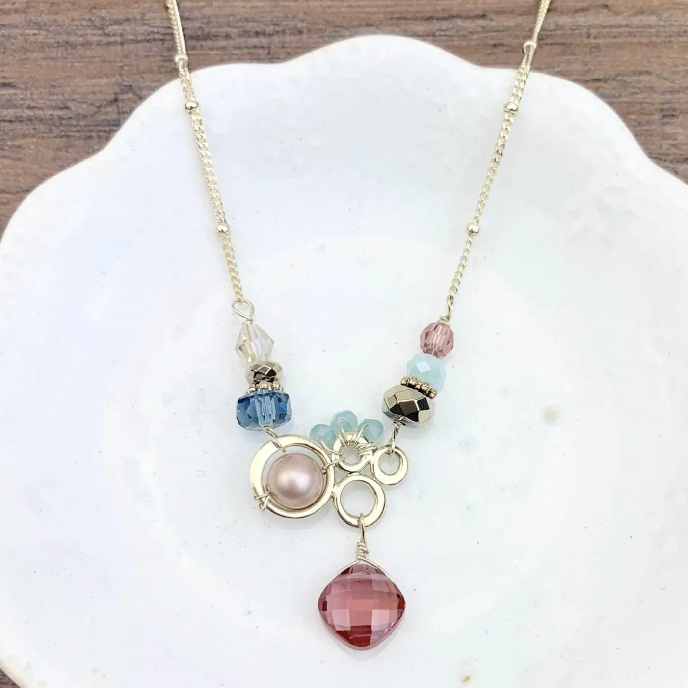 Aria Boho Small Bubble Necklace