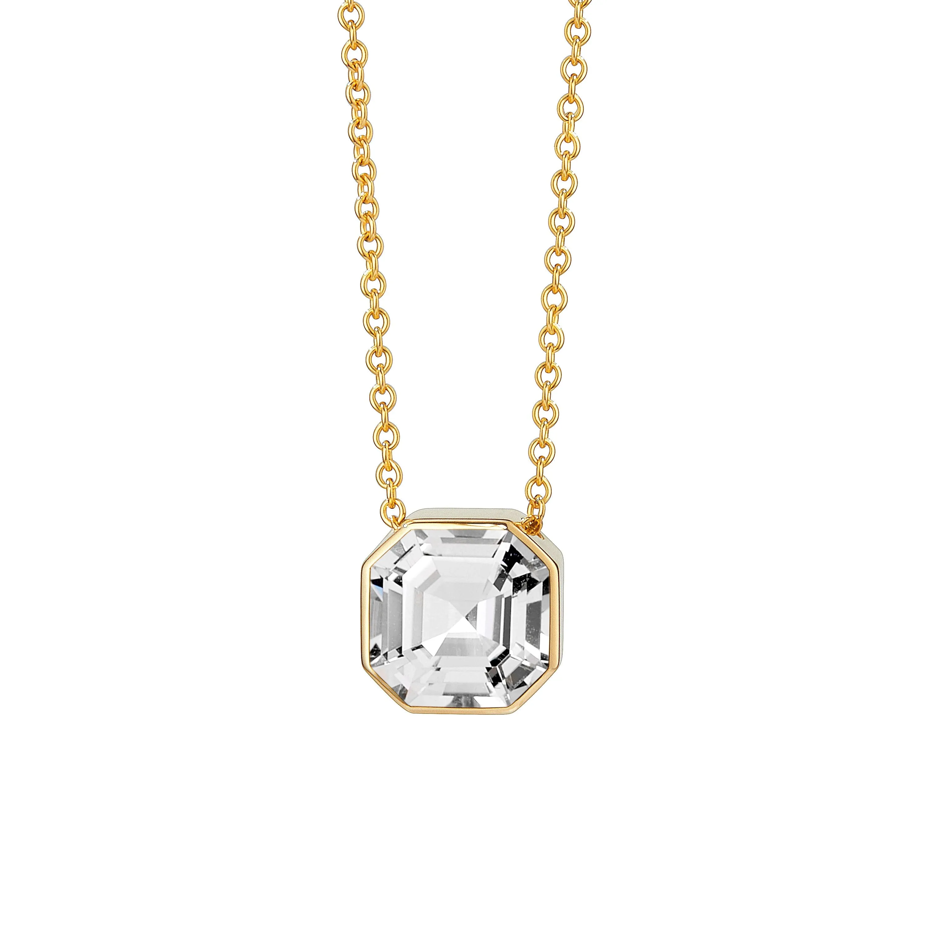 Asscher Cut Necklace