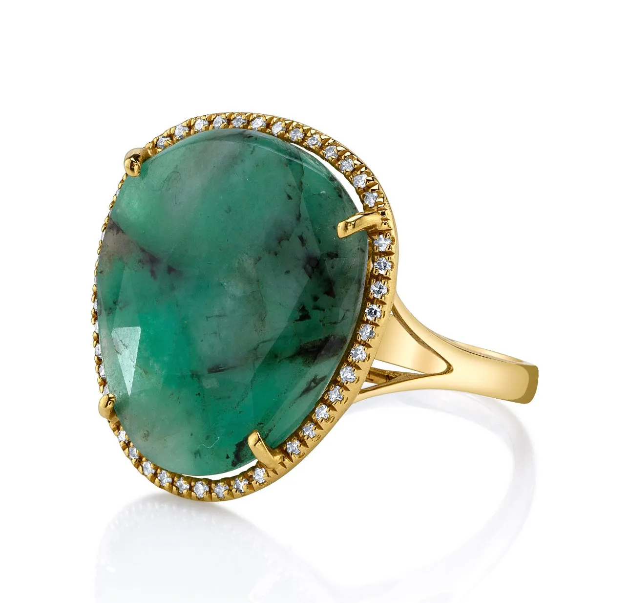 Audrey Emerald Ring