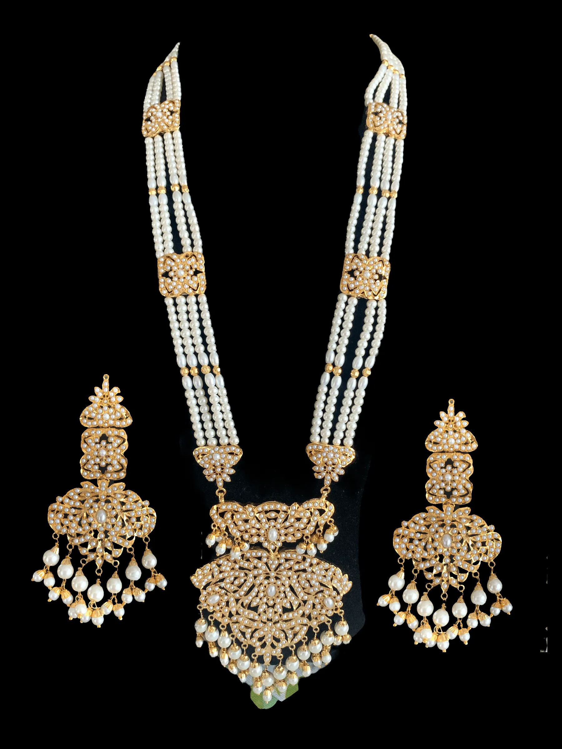 BR9 Filza  bridal set - shell pearls  ( READY TO SHIP )