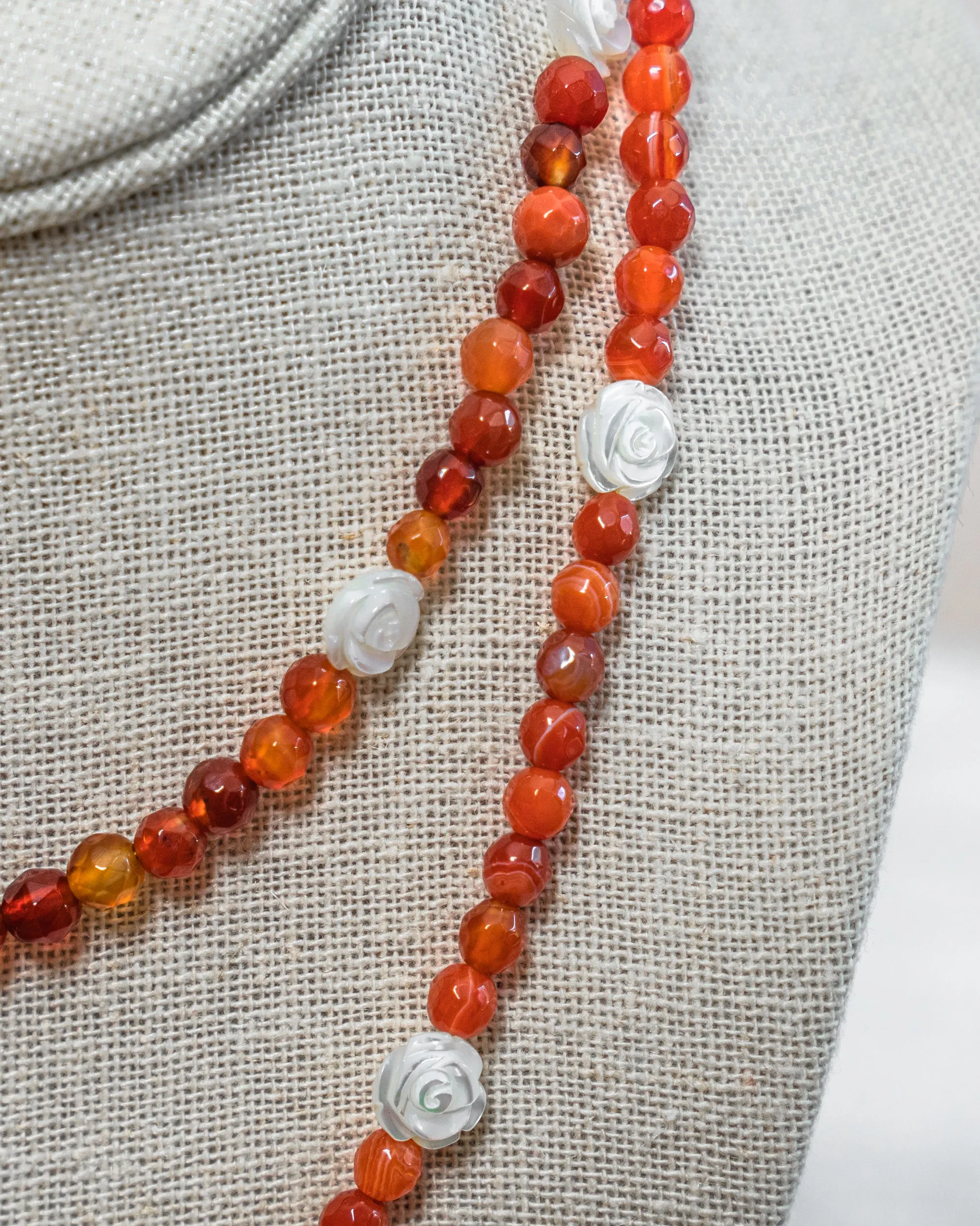 Carnelian Flora Necklace