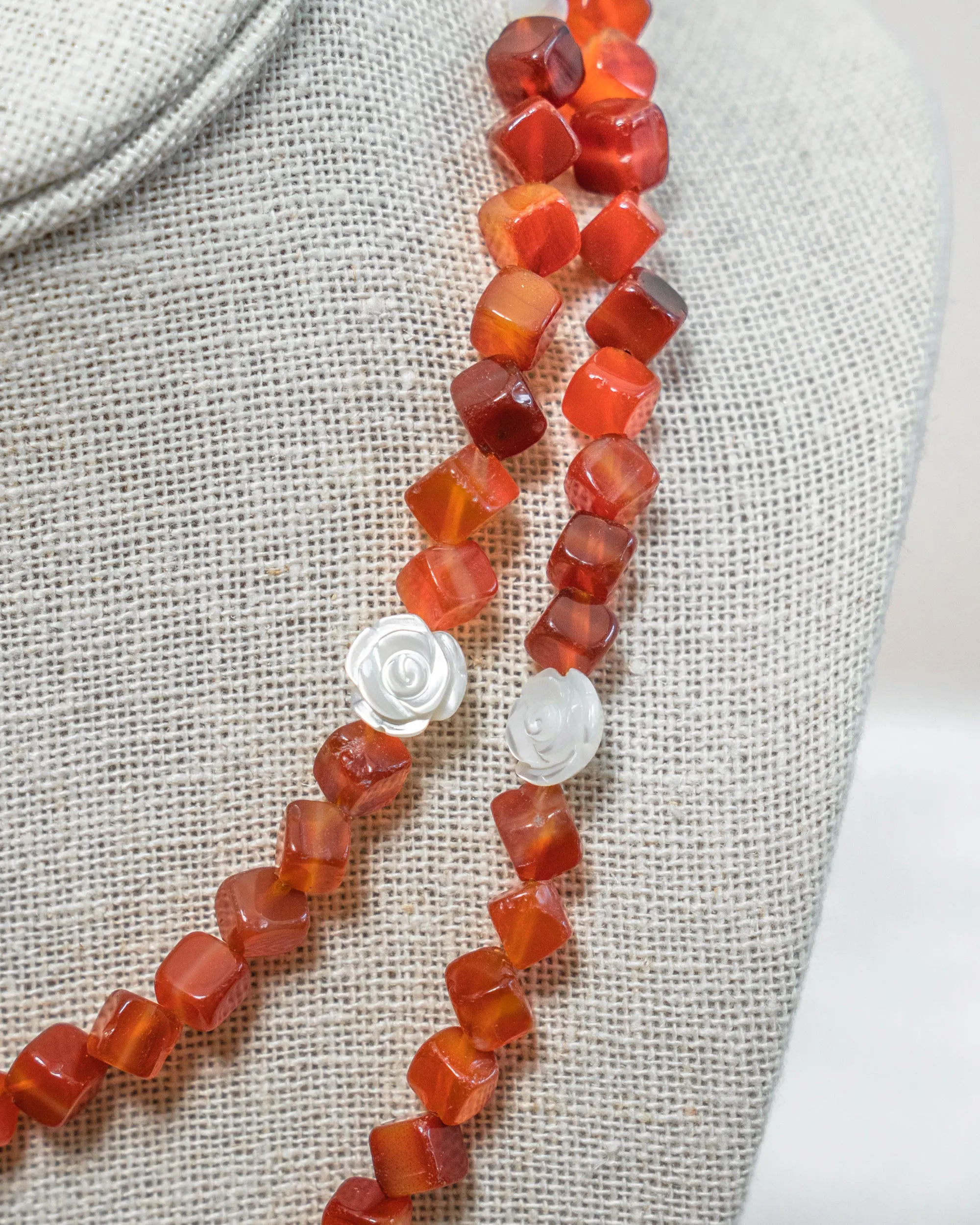 Carnelian Flora Necklace