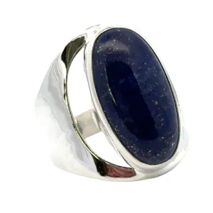 Earth Stone Lapis Lazuli Ring