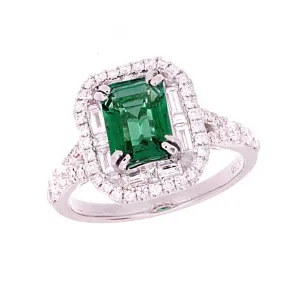 Emerald & Diamond Ring