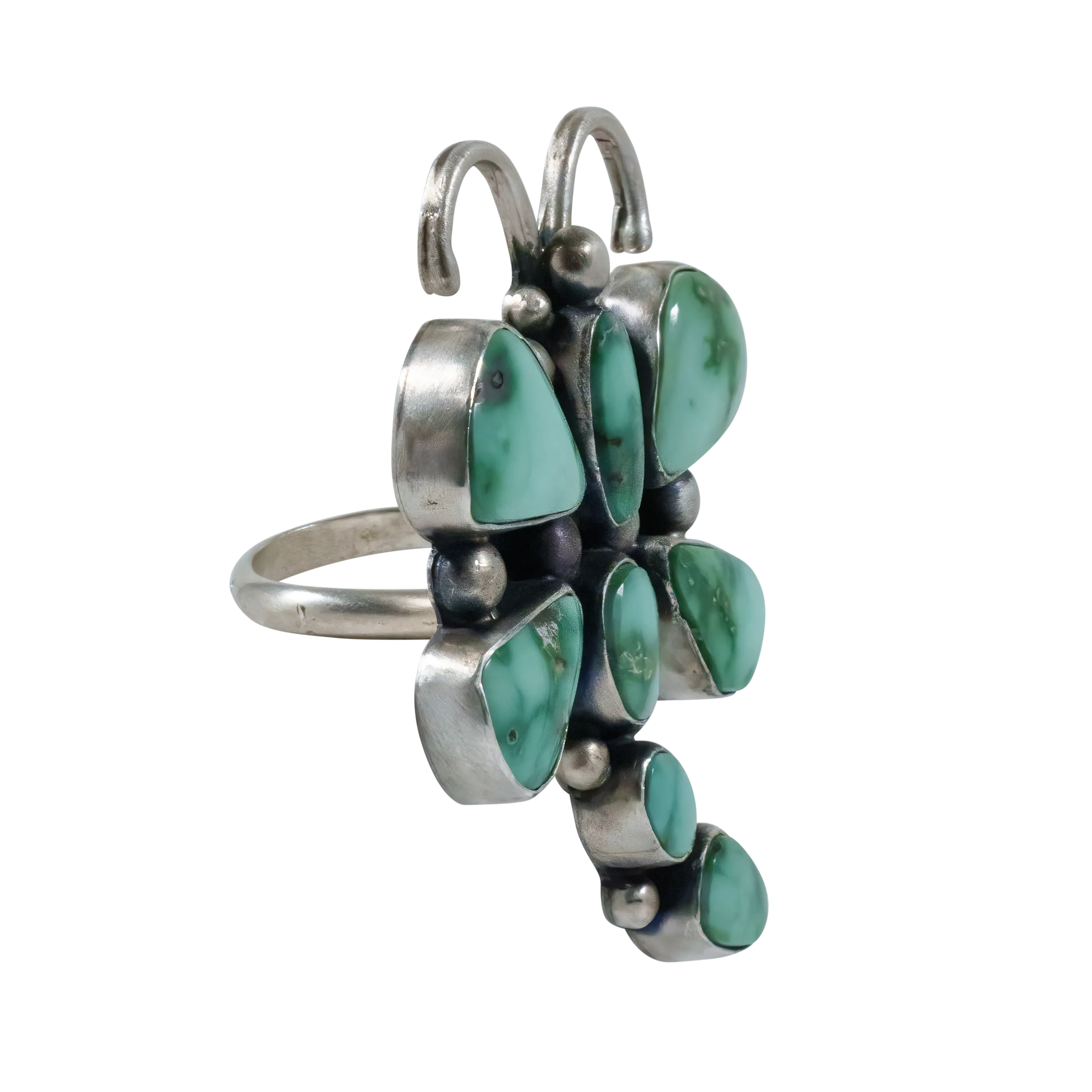 Emerald Valley Turquoise Dragonfly Ring | Kathleen Chavez