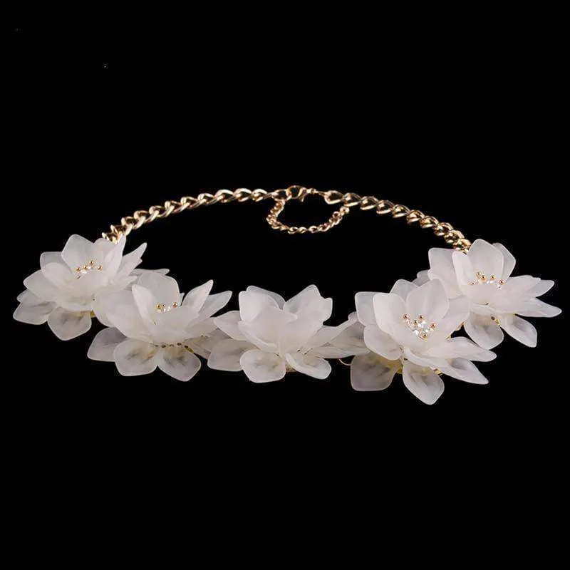 Flower Statement Necklace