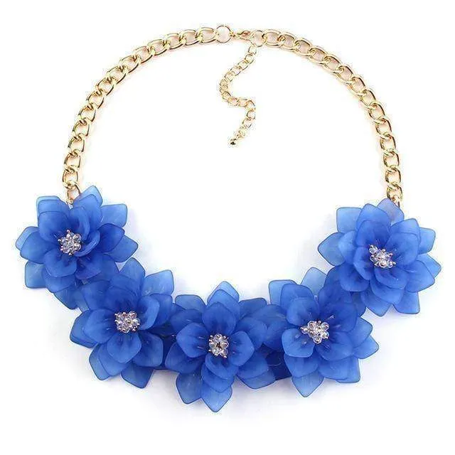 Flower Statement Necklace