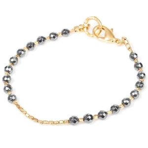 Hermatite Gold Plated Bracelet