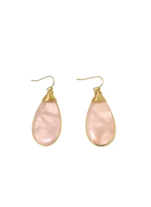 Jennie Rose Quartz Earrings