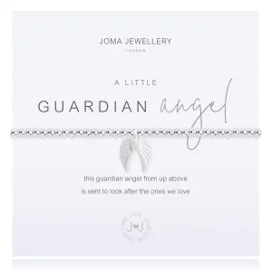 Joma Jewellery Silver A Little 'Guardian Angel' Wings Bracelet