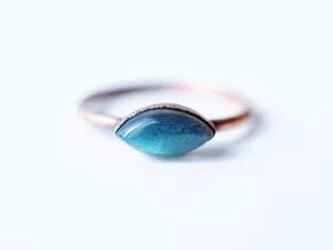 Labradorite stacking ring | Gemstone stacking ring