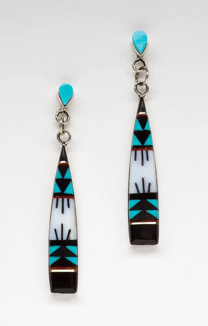 Landscape Inlaid Earrings