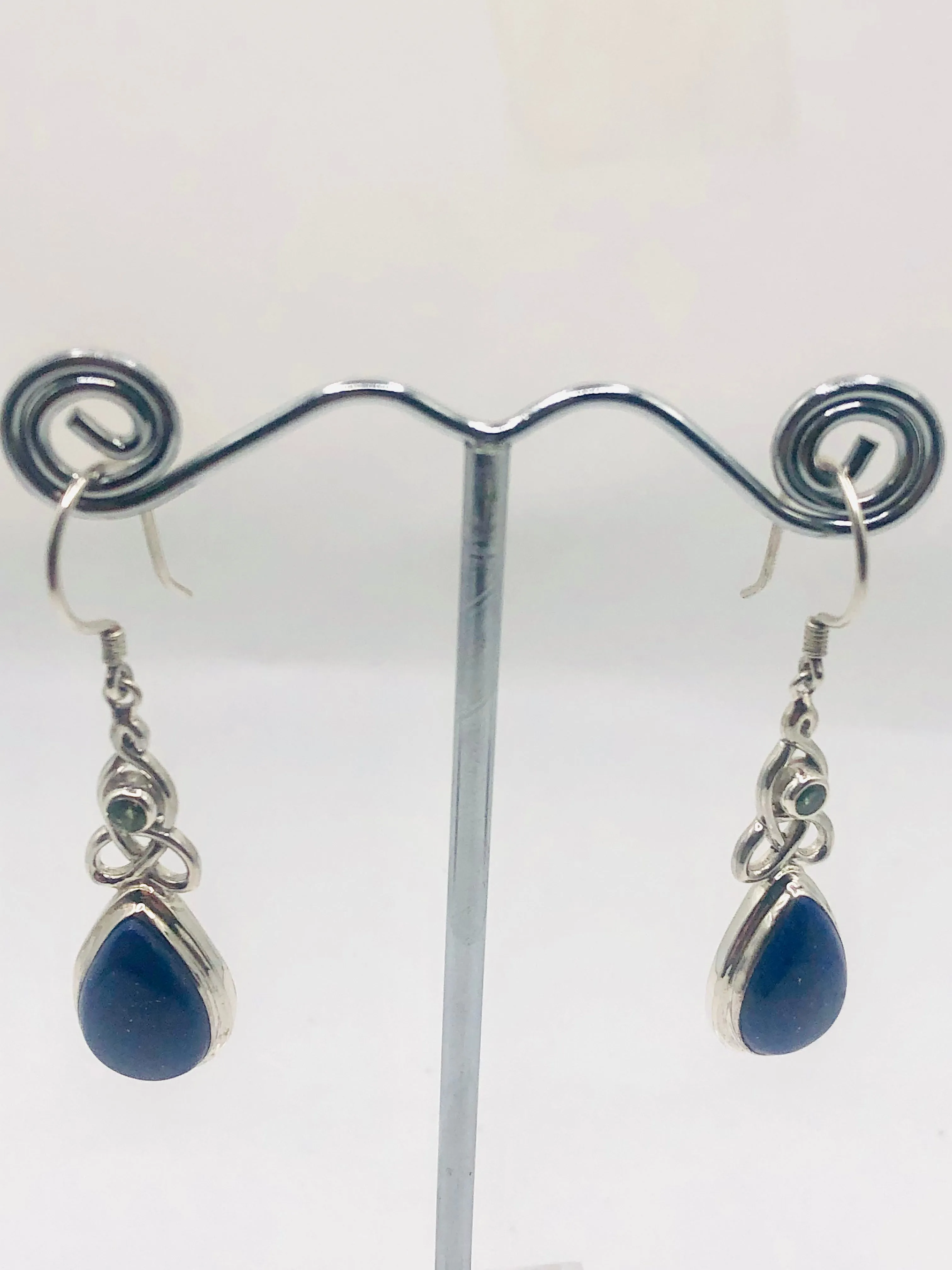 Lapis Lazuli Celtic Knot Earrings