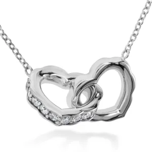 Lorelei Diamond Interlocking Heart Pendant