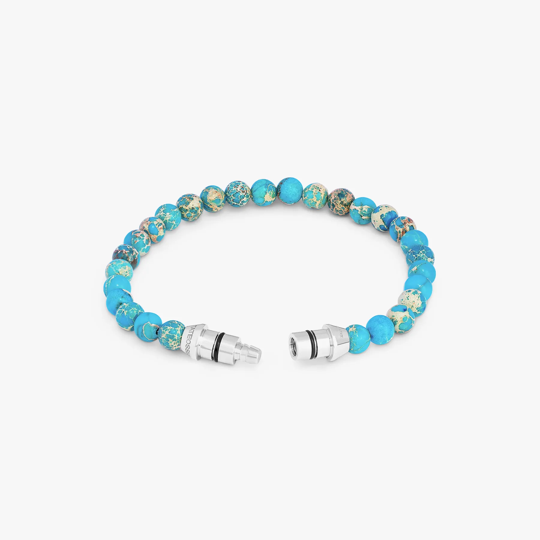 Lucky Me Beaded Bracelet With Blue Jasper