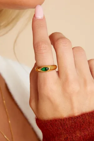 Mila Emerald Ring