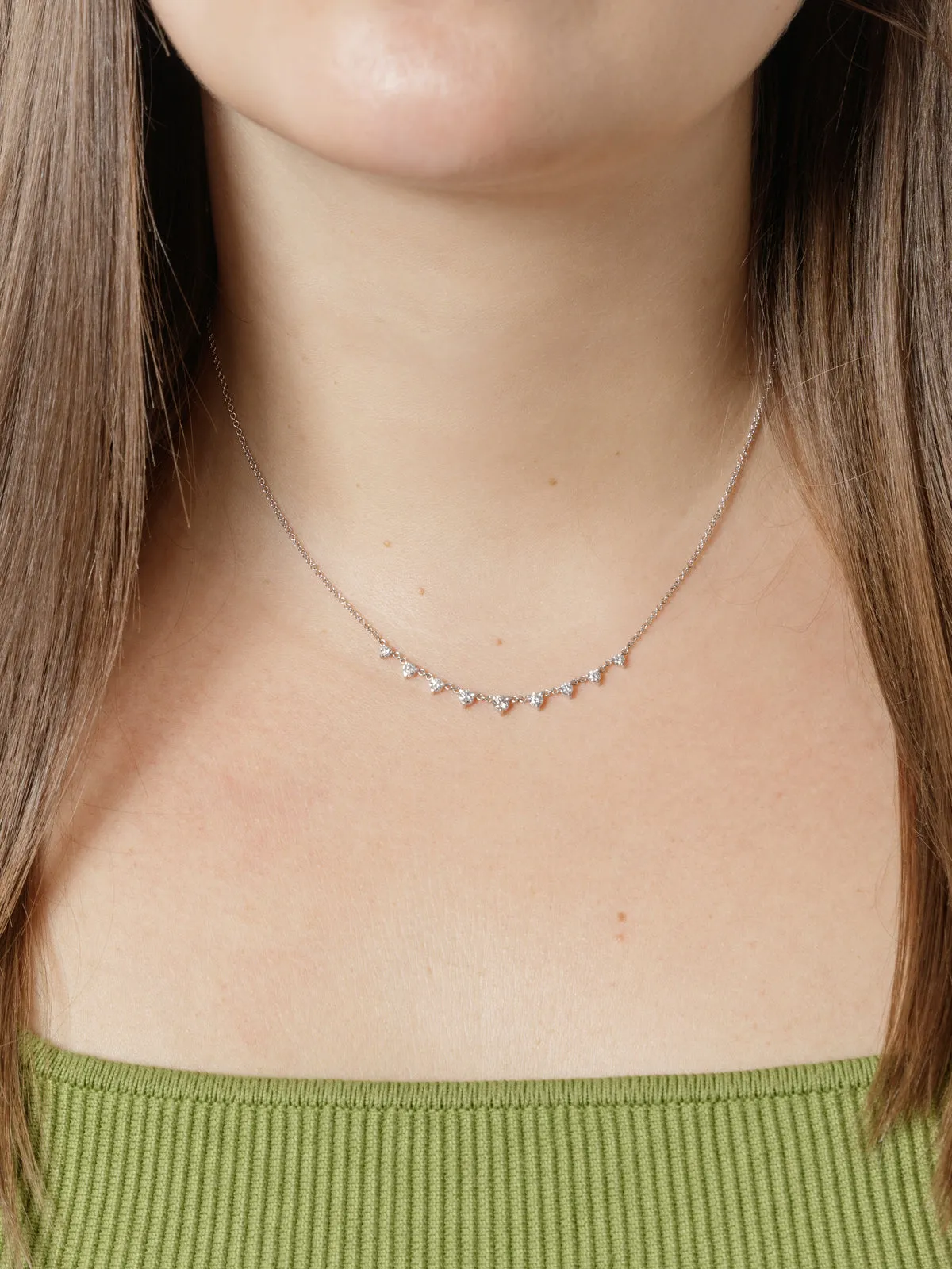 Mini Starstruck White Gold Necklace