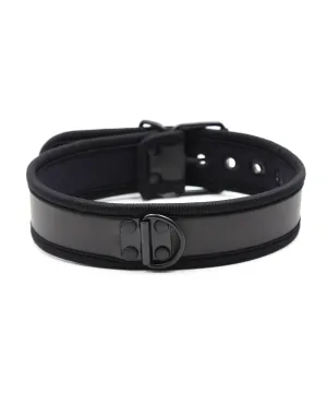 Plesur Neoprene Puppy Collar - Black