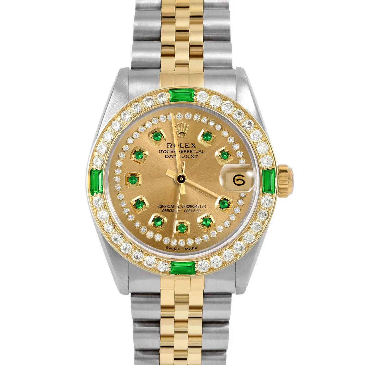 Rolex Datejust 31mm | 6827-TT-CHM-STRE-4EMD-JBL