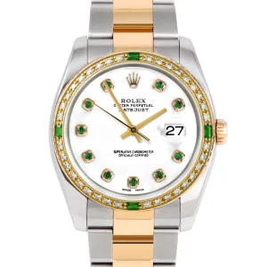 Rolex Datejust 36mm | 116233-WHT-EMD-AM-4EMD-OYS