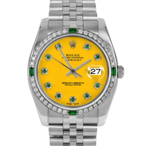 Rolex Datejust 36mm | 116234-YLW-EMD-AM-4EMD-JBL