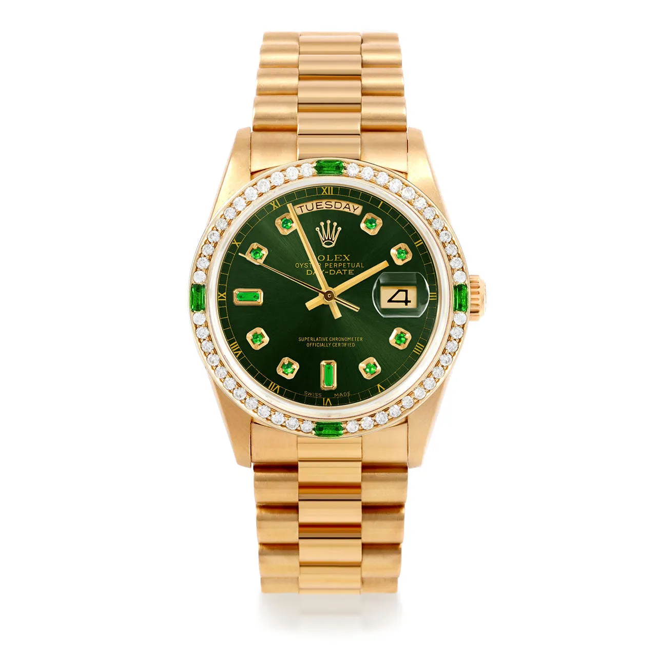 Rolex Day-Date 36mm | 18038-GRN-EMD-AM-4EMD-PRS