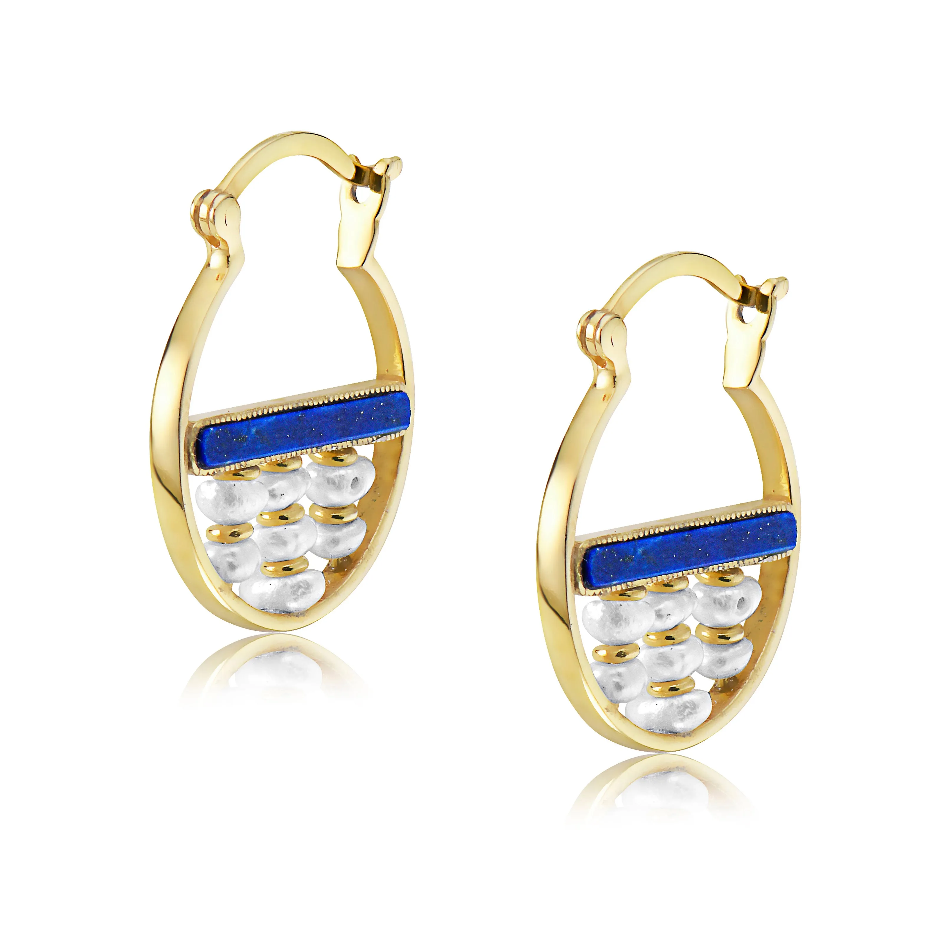 Ruri Mini Vermeil Hoops