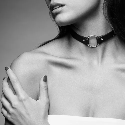 Single Choker Black - Maze by bijoux indiscrets