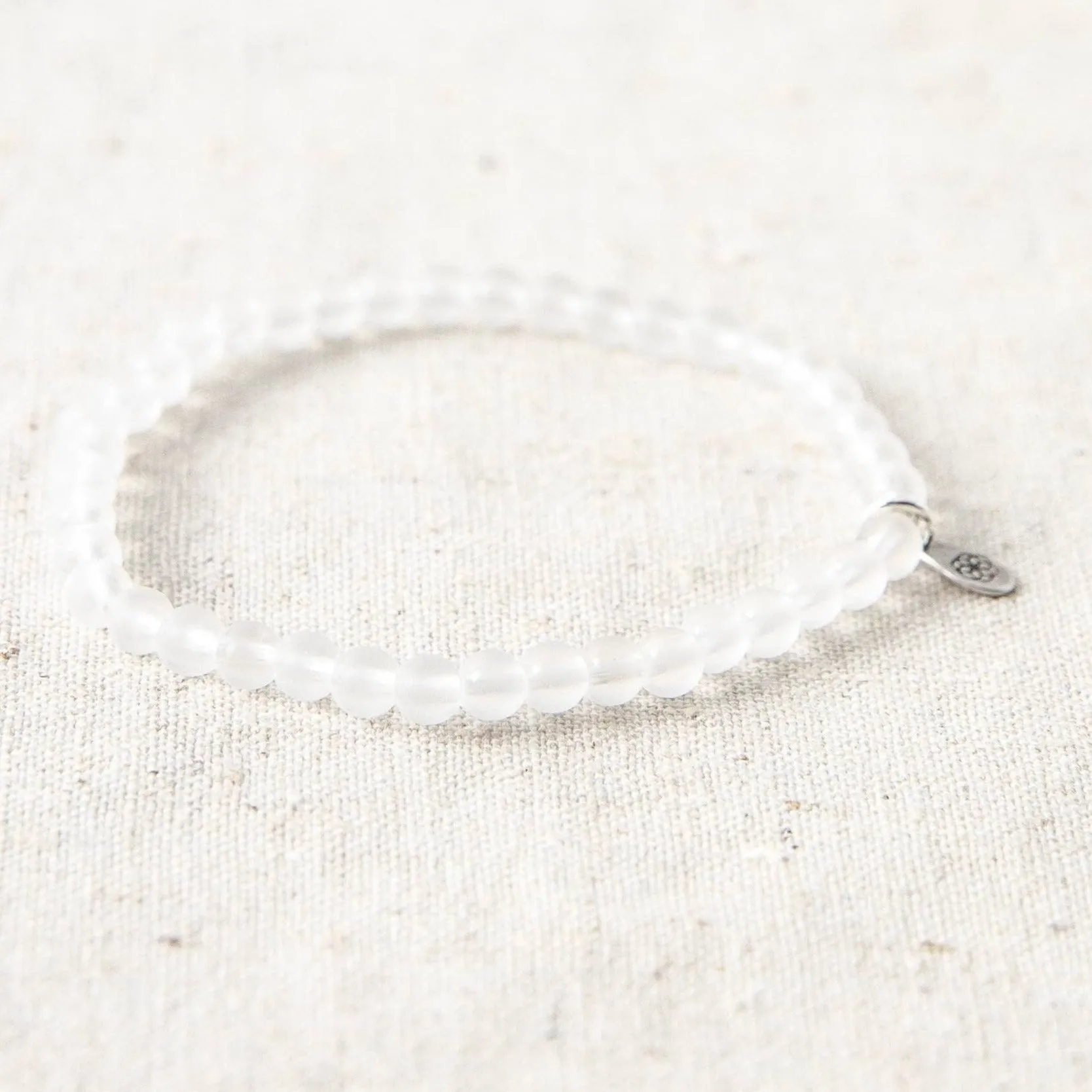 Snow Quartz Energy Bracelet by Tiny Rituals