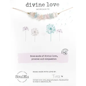 SoulKu - Morganite Seed Necklace for Divine Love - SEED5