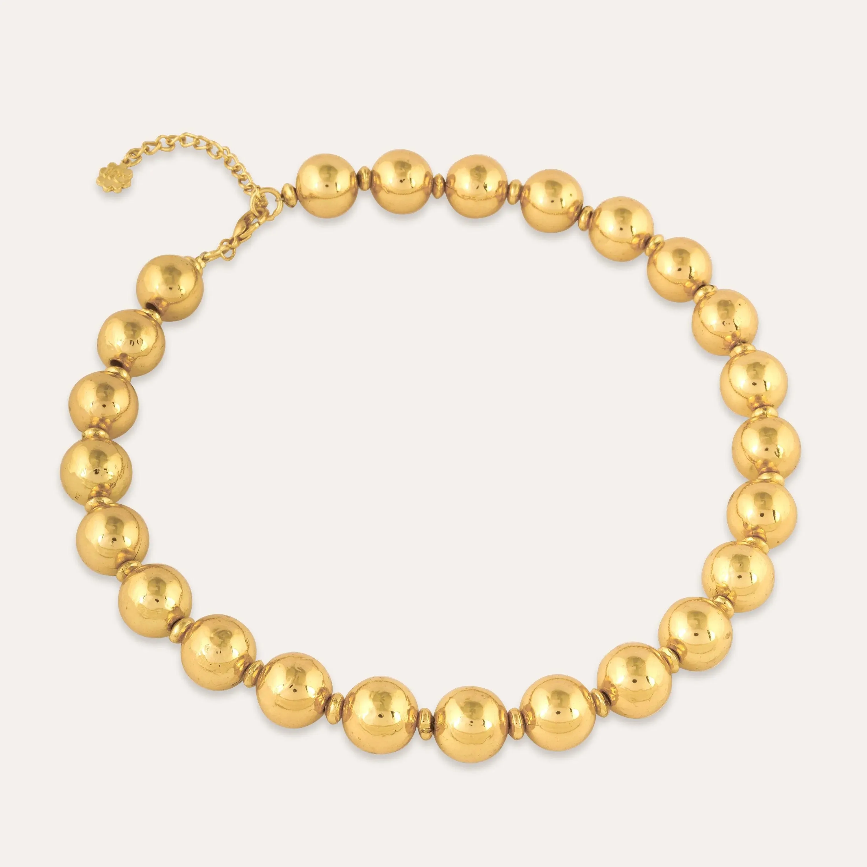 TFC Extraordinaire Luxury Bold & Gold Pearl Beads Statement Layered Necklace (Set of 4)