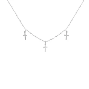 THE VICENZA CROSS CHOKER NECKLACE