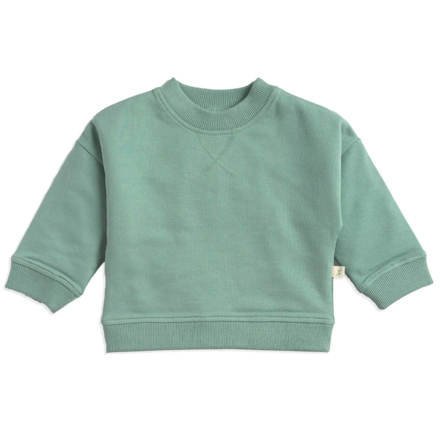 Tiny Twigs W23 Organic Terry Slouch Windcheater Emerald